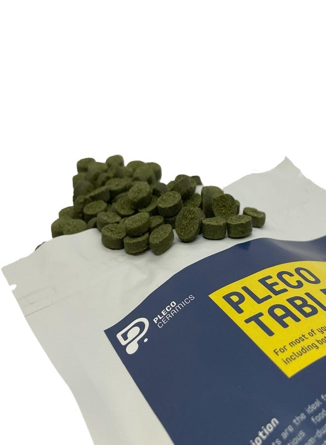 Plecoceramics رقائق بليكو من بليكوسيراميكس، غذاء عالمي لمعظم أسماك الزينة - السلاحف، والأسماك الذهبية، وسمك السلور، ورقائق الطحالب للأسماك القاعية - أقراص بروتين - غذاء أسماك البرك (3.52 أونصة) - Image 4